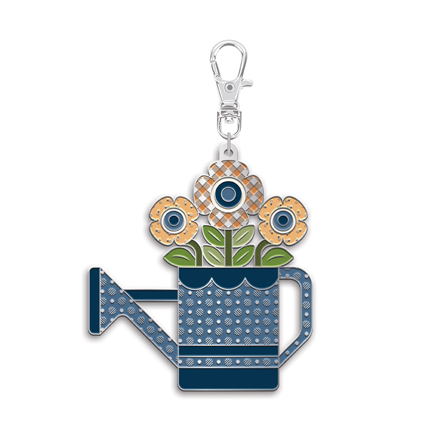 PREORDER Watering Can Happy Charm - Denim & Daisy by Lori Holt - FG-50846