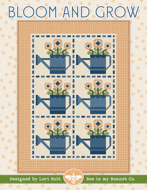 PREORDER Bloom and Grow Quilt Pattern - Denim & Daisy by Lori Holt - ISE-330