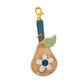 PREORDER Leather Pear Charm - Denim & Daisy by Lori Holt - STLR-50857