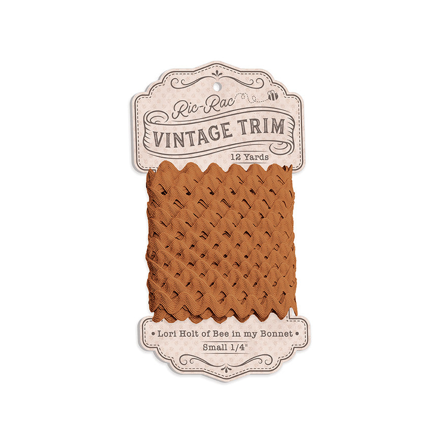 PREORDER Caramel Small Vintage Trim - Denim & Daisy by Lori Holt - STVT-50740