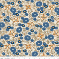 PREORDER Multi Prairie Flower Wide Back - Denim and Daisy by Lori Holt - WB18152 Multi